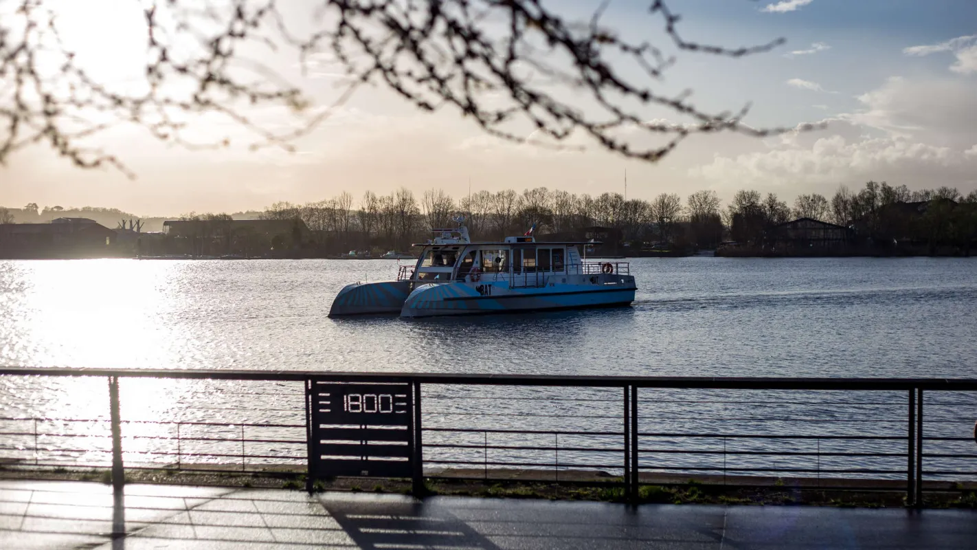 Lever du soleil en bat3 sur Bordeaux