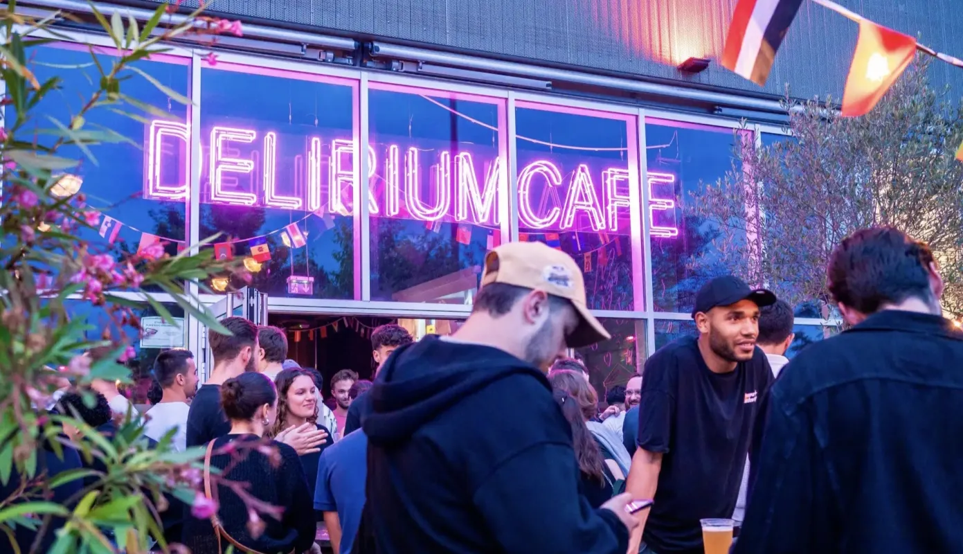 Terrasse du Delirium Café à Bordeaux
