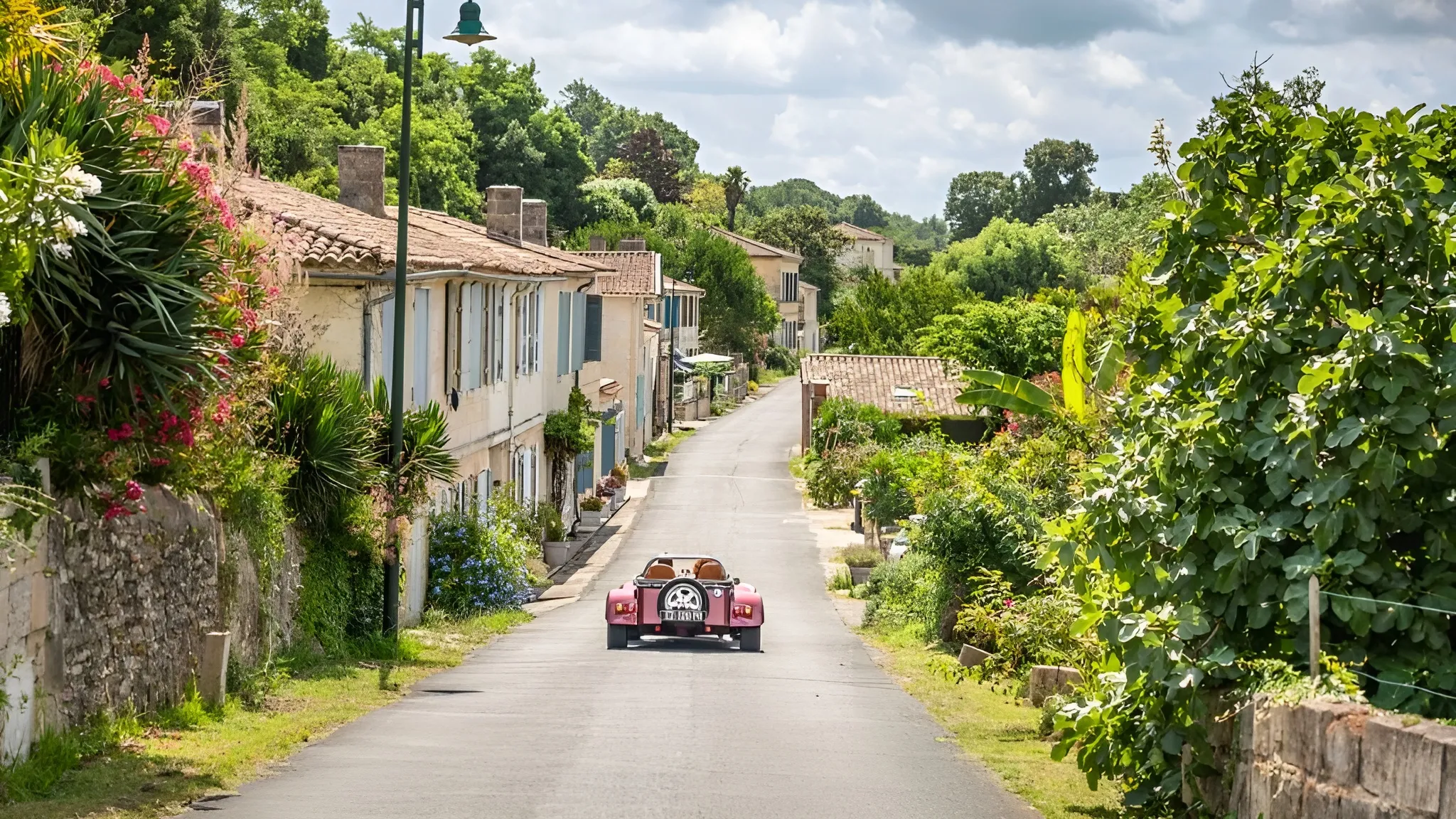 La route de la Corniche autour de Blaye